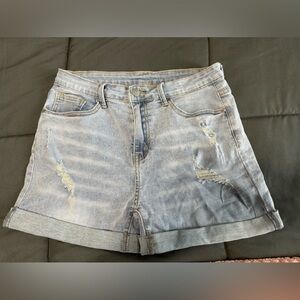 Denim shorts